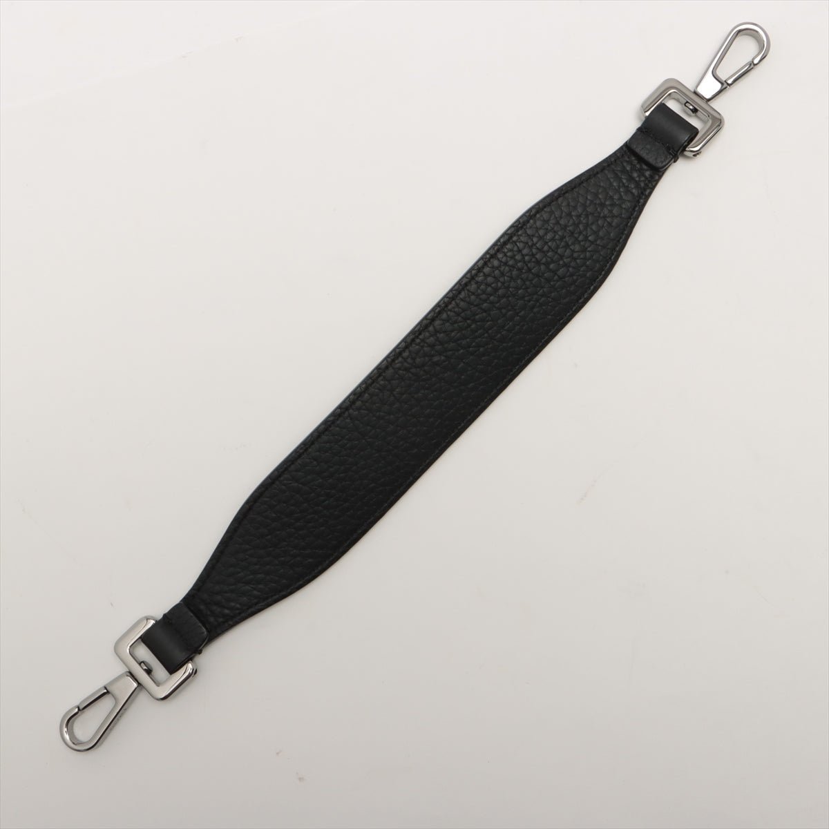 Saddle Soft Bag Black Grained Leather
