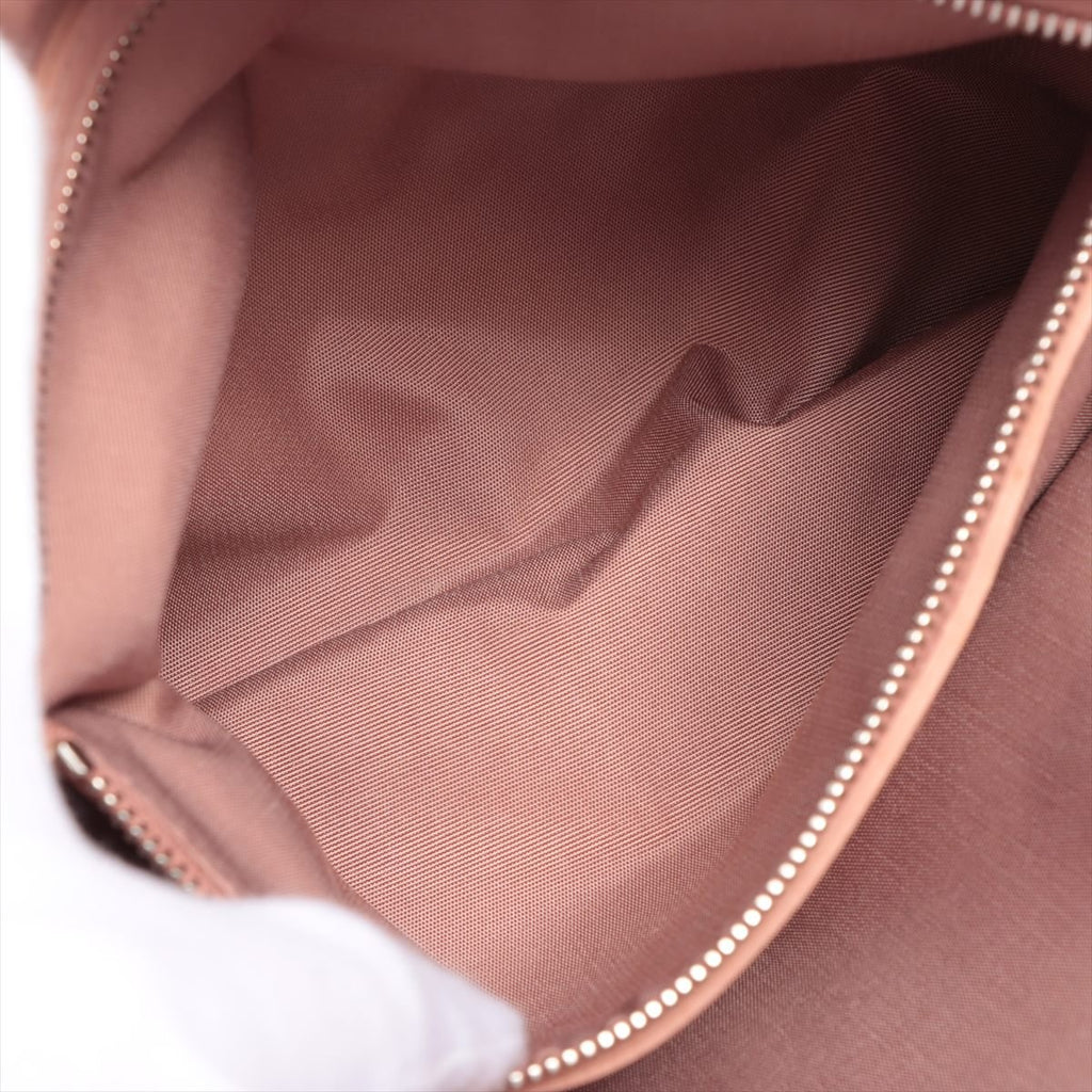 Shoulder Bag Cannage Leather Pink