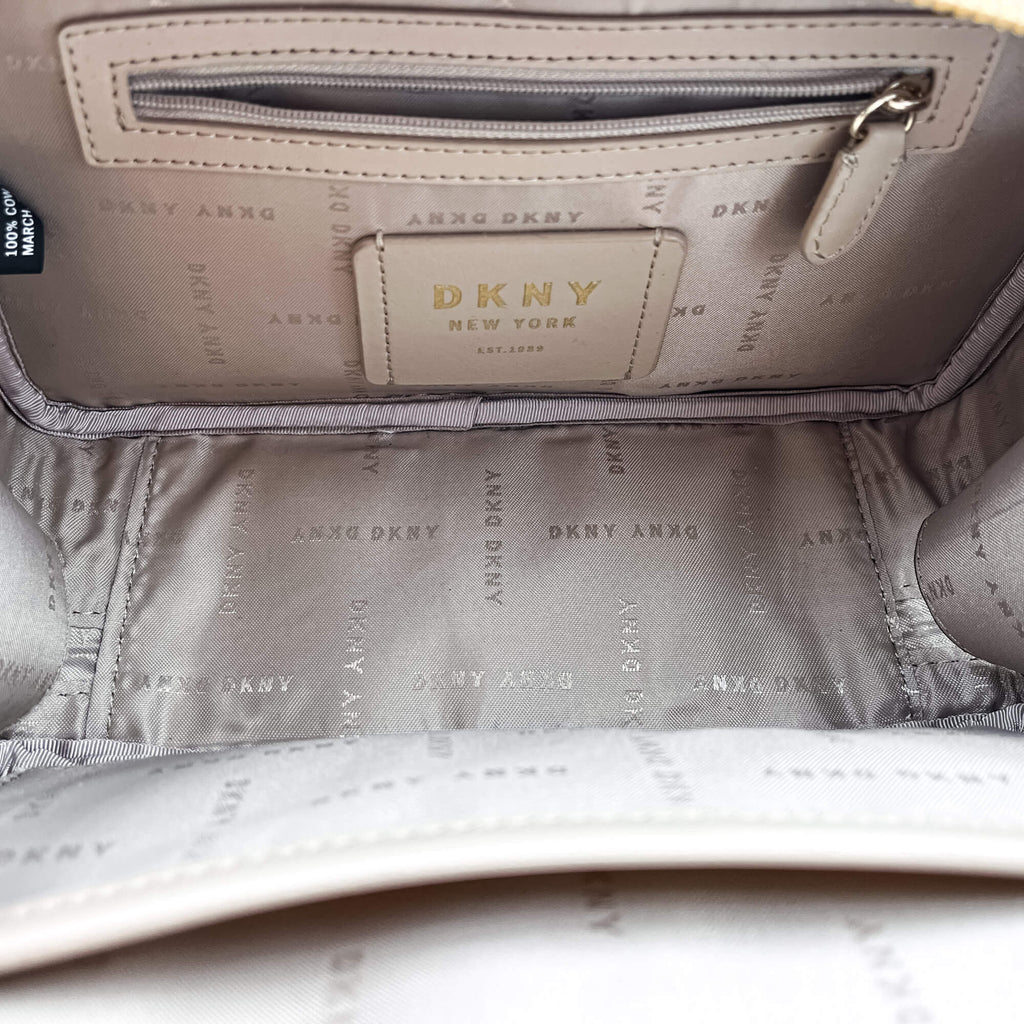 Leonti Crossbody Bag Leather Beige