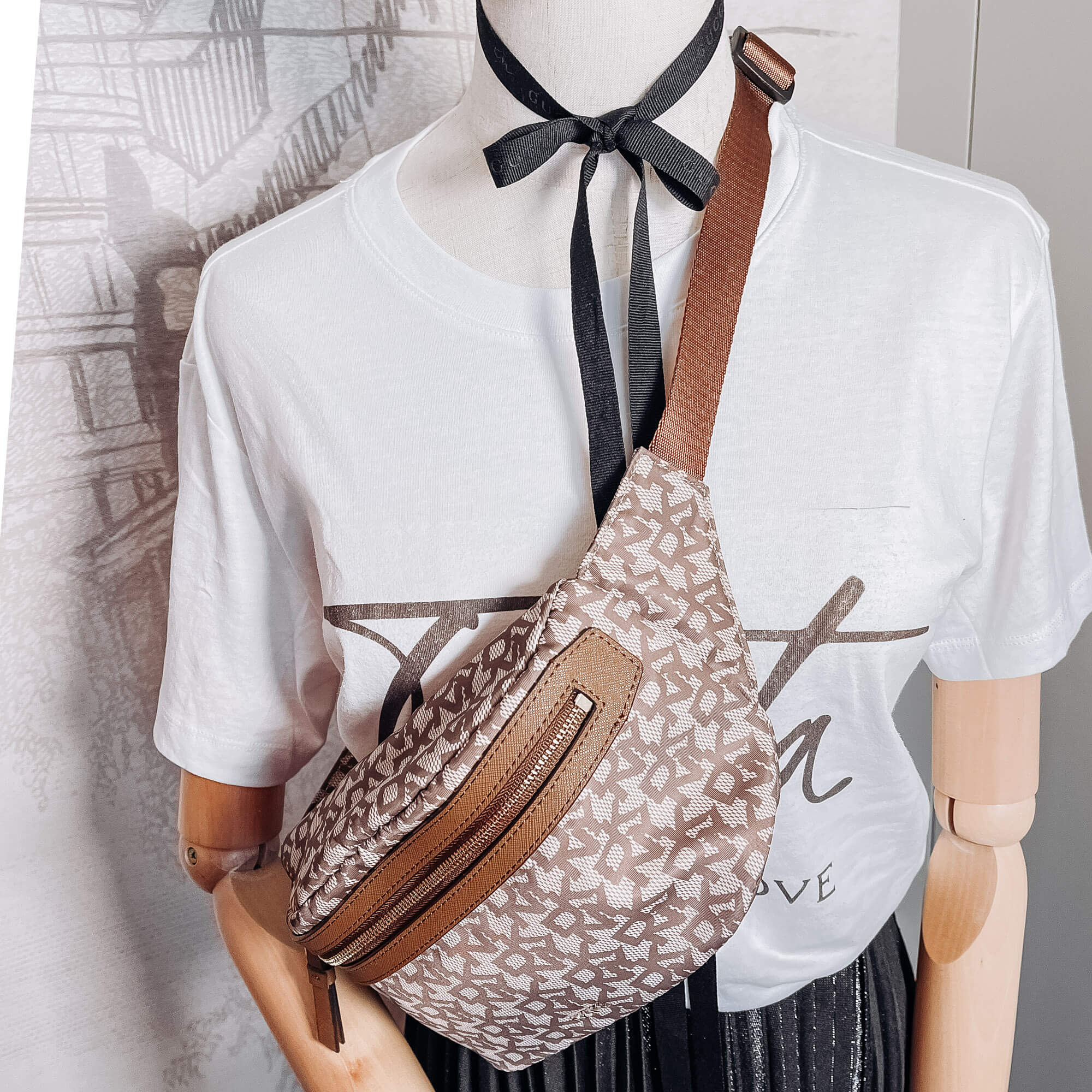 Tote Bag and Beltbag Monogram Set