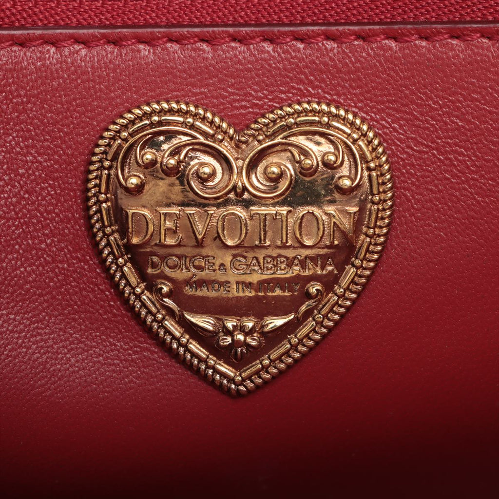 Devotion Chain Large Quilted Nappa Poppy Red Bag