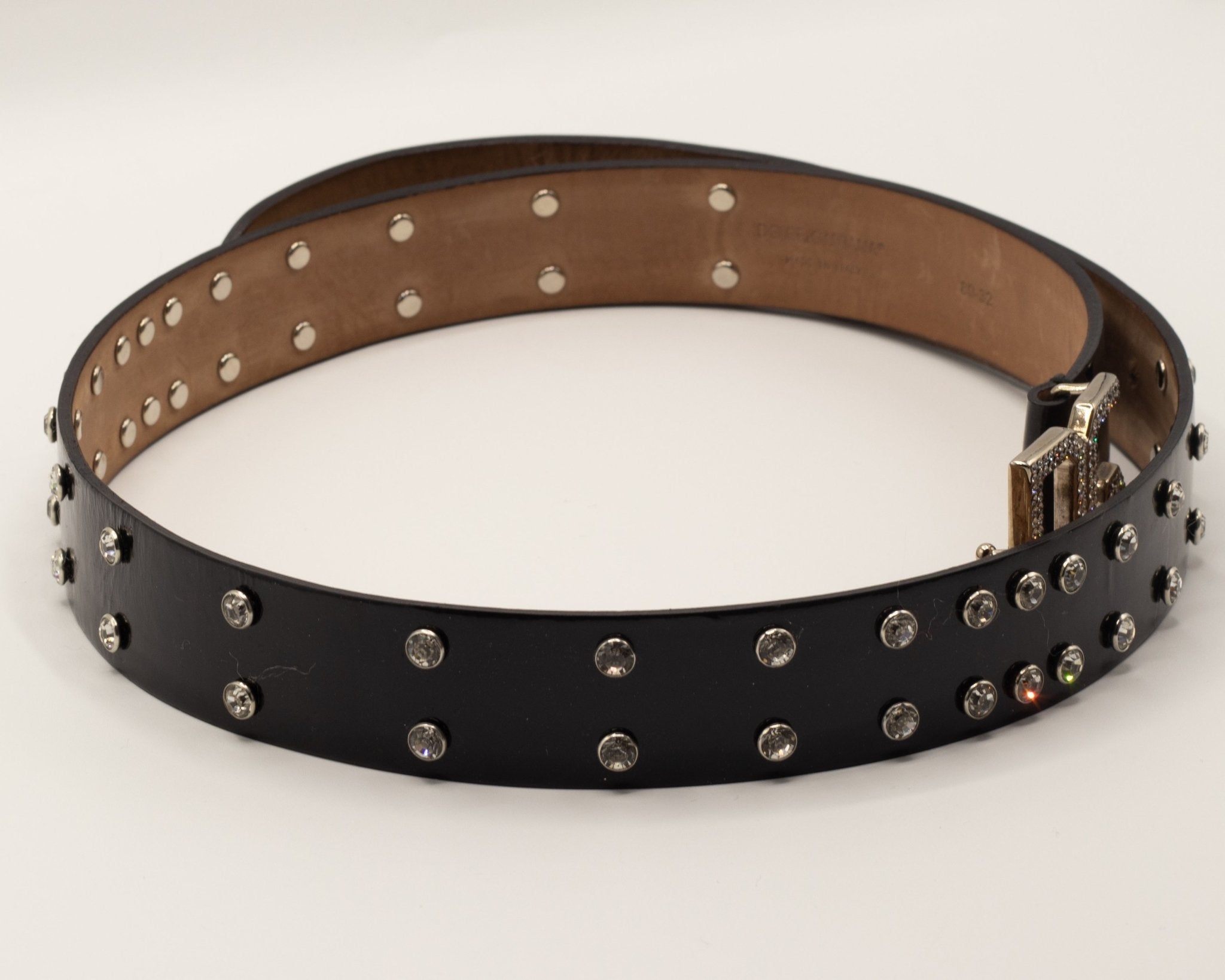 DG buckle Studded Belt - size 80