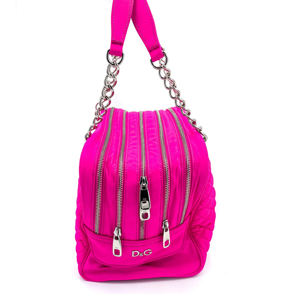 Lily Glam Nylon Pink Bag