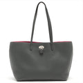 Carla Selleria Leather Grey Tote Bag
