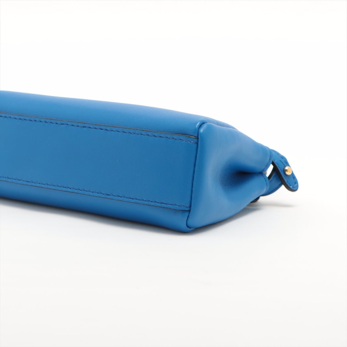 Peekaboo Micro Leather Blue 2-Way Top-handle