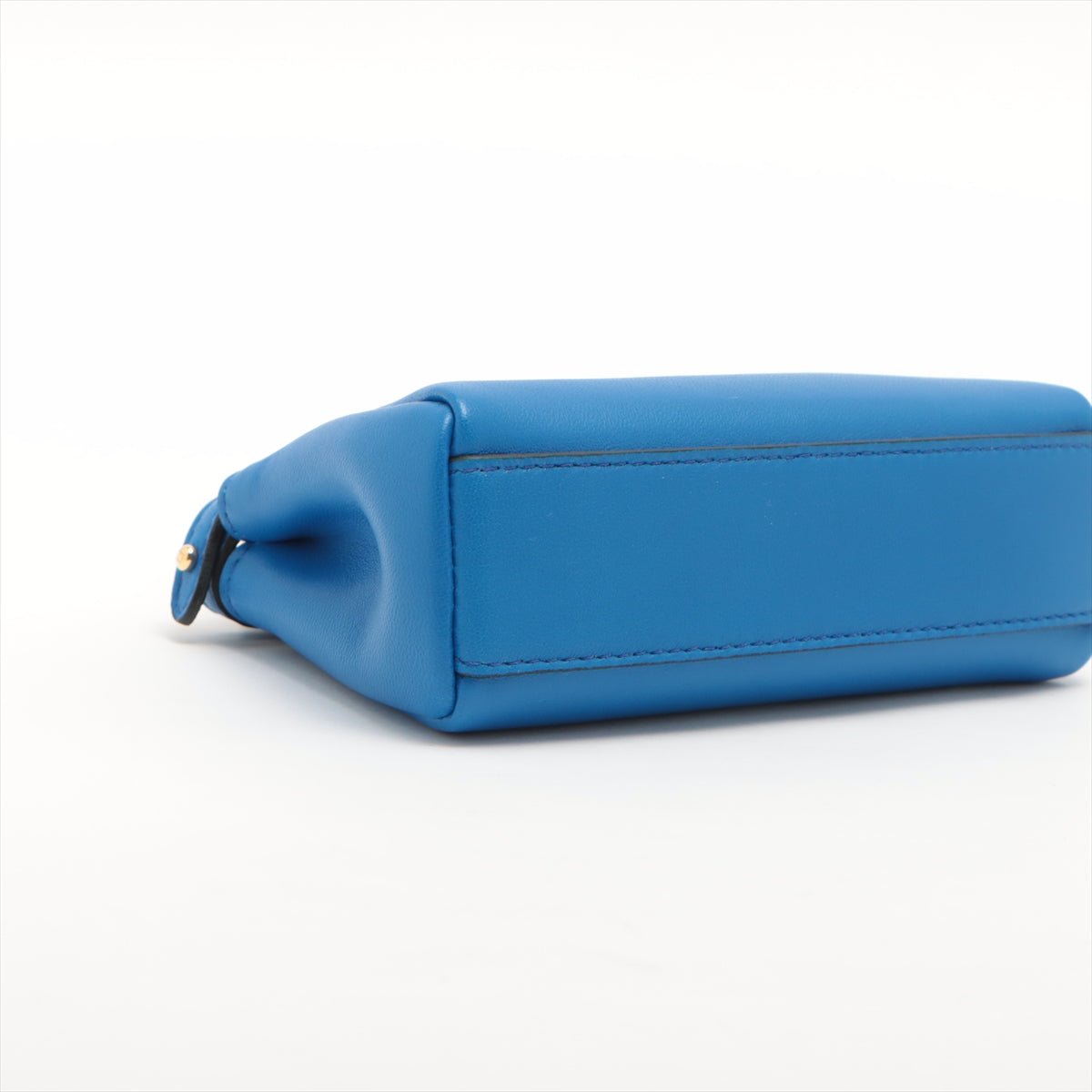 Peekaboo Micro Leather Blue 2-Way Top-handle