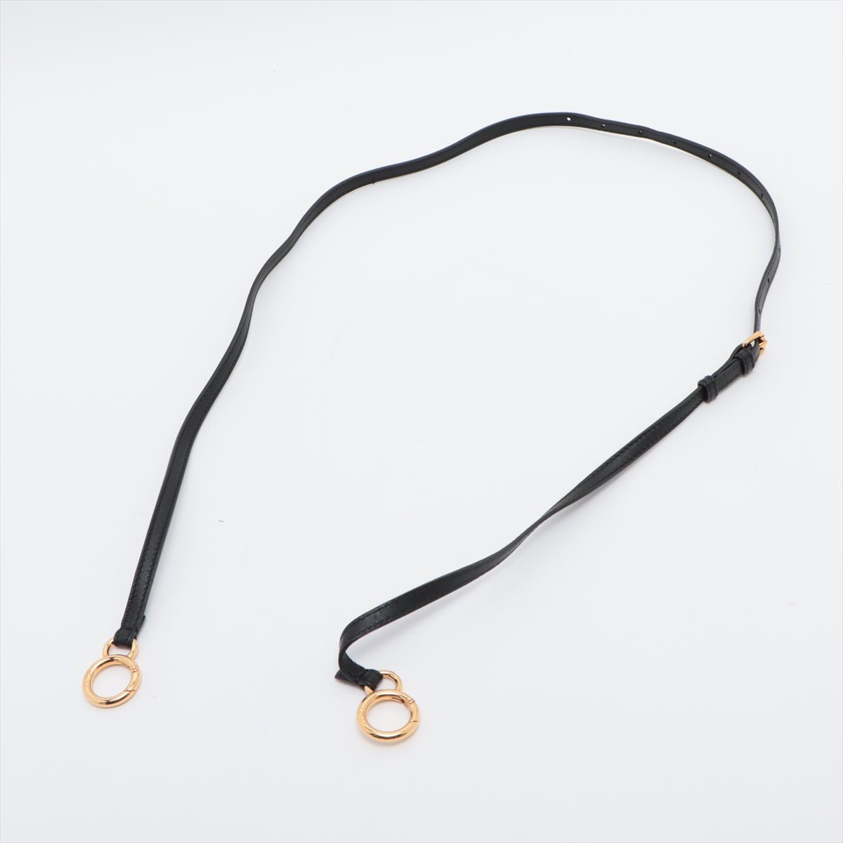 Peekaboo Mini Black Leather