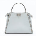 Peekaboo Mini Studded Grey Leather 2-way
