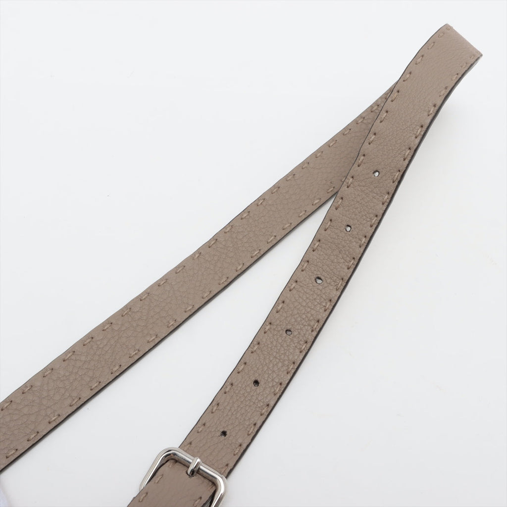 Peekaboo Regular Selleria Leather 2-way Beige