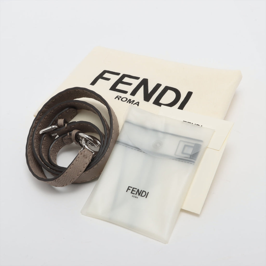 Peekaboo Regular Selleria Leather 2-way Beige