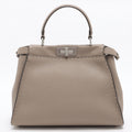 Peekaboo Regular Selleria Leather 2-way Beige