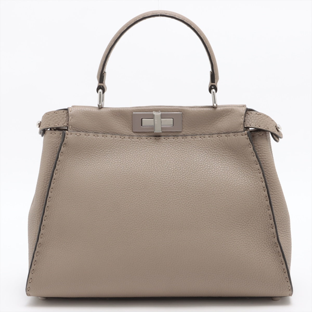 Peekaboo Regular Selleria Leather 2-way Beige