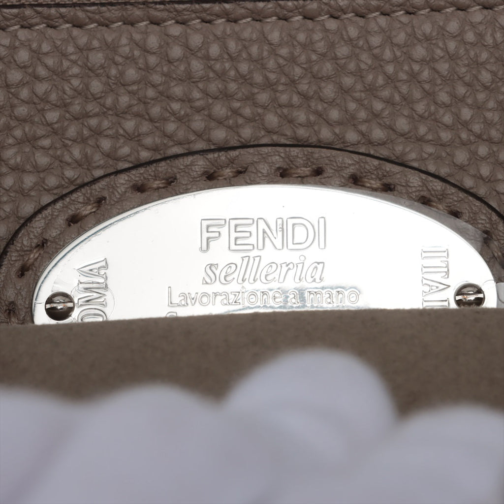 Peekaboo Regular Selleria Leather 2-way Beige