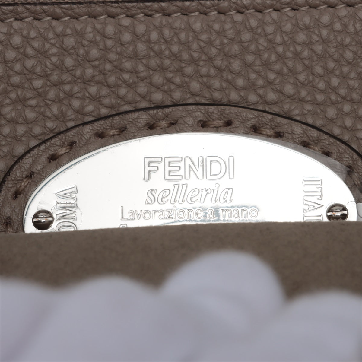 Peekaboo Regular Selleria Leather 2-way Beige