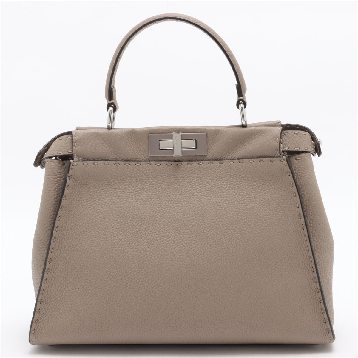 Peekaboo Regular Selleria Leather 2-way Beige