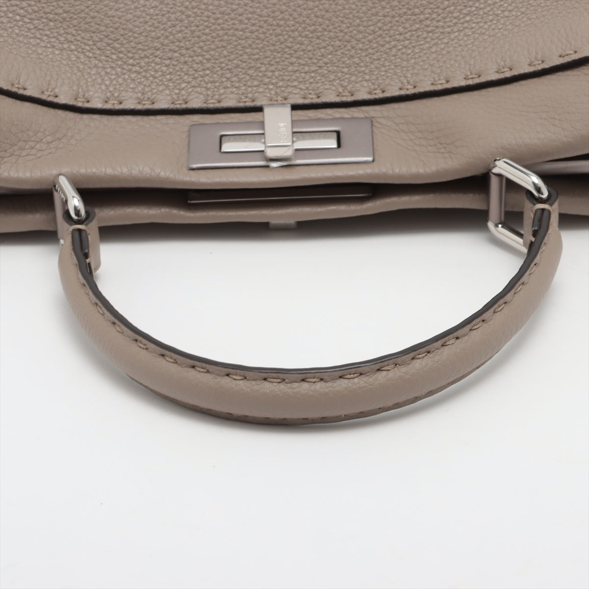 Peekaboo Regular Selleria Leather 2-way Beige