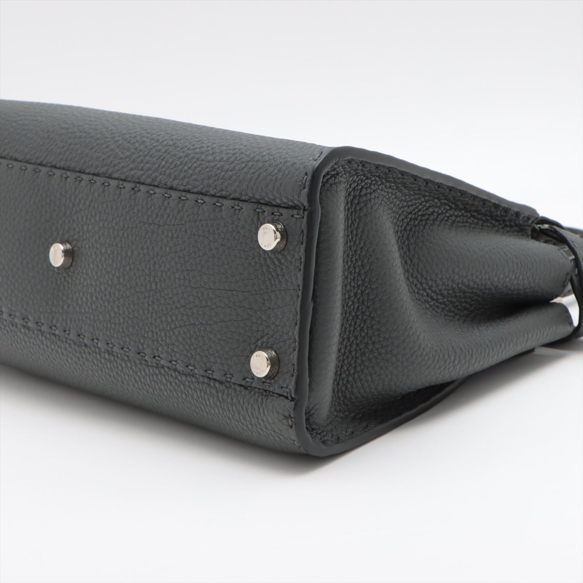 Peekaboo Regular Selleria Leather 2-way Grey