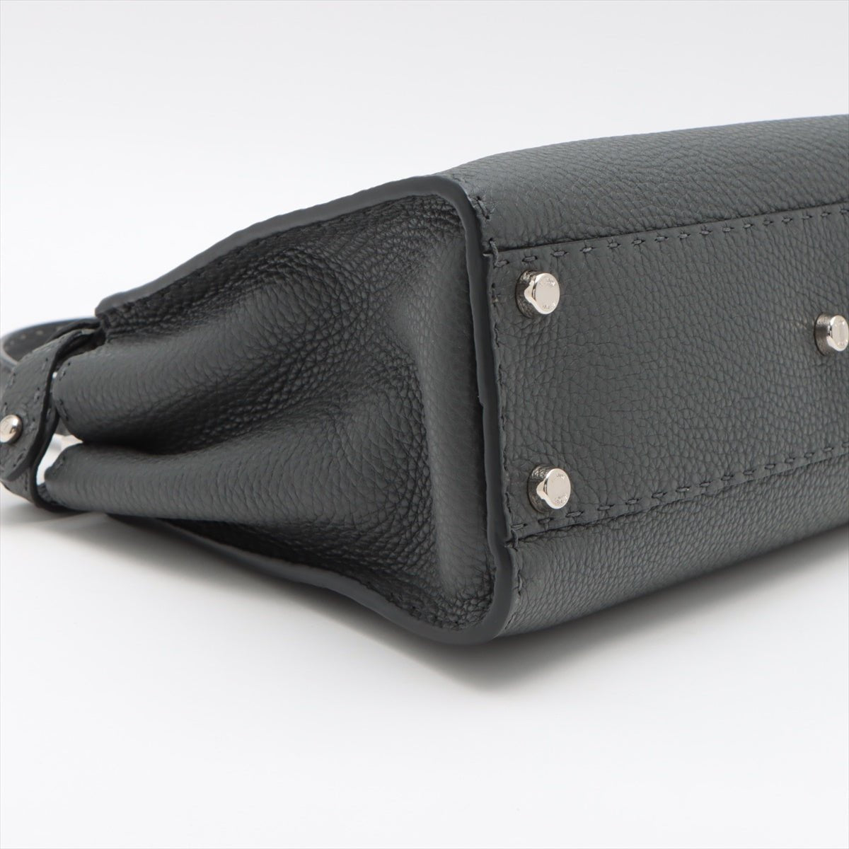 Peekaboo Regular Selleria Leather 2-way Grey