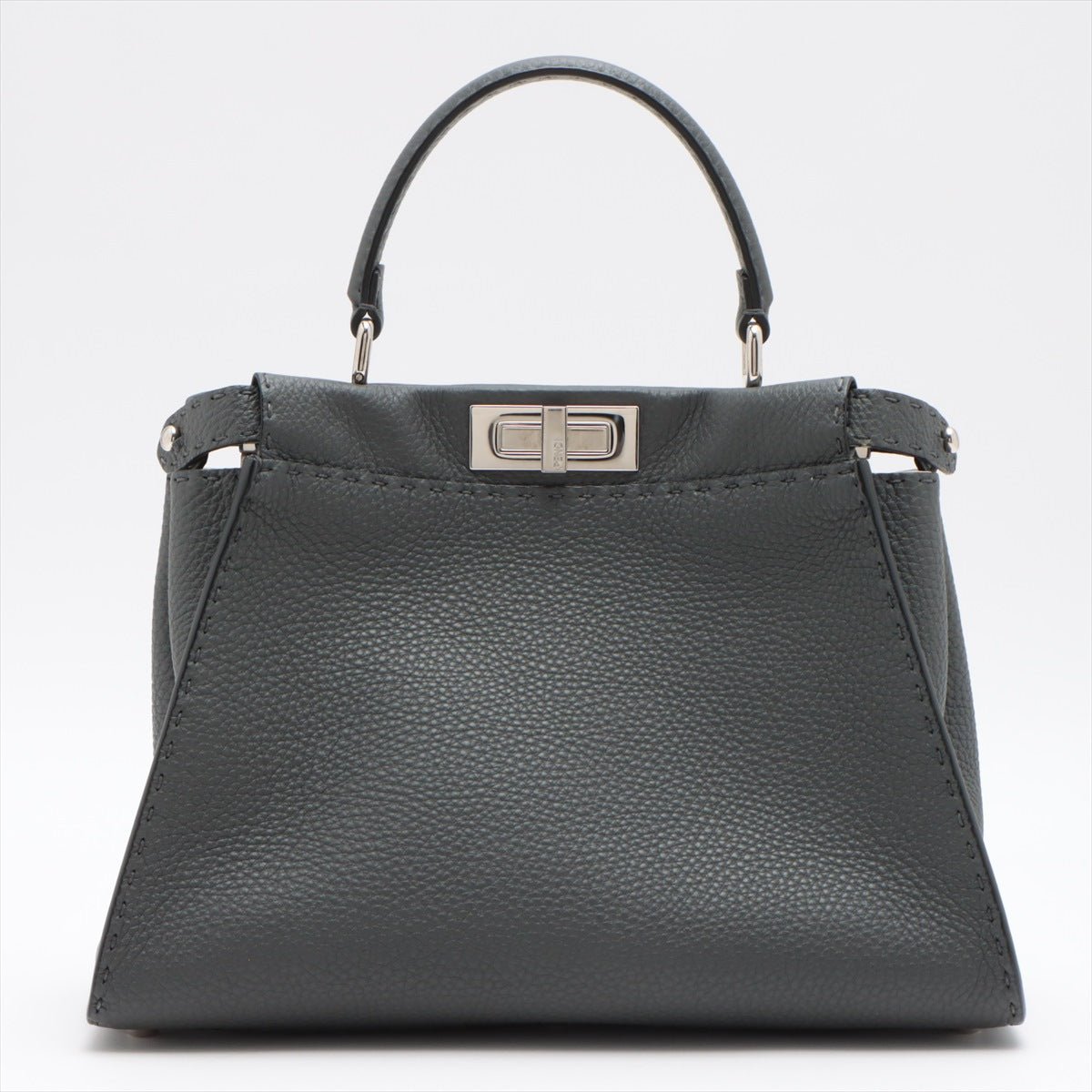 Peekaboo Regular Selleria Leather 2-way Grey