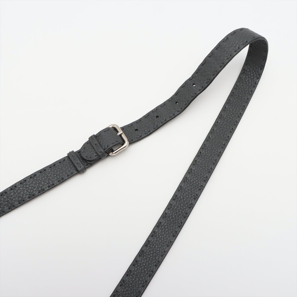 Peekaboo Regular Selleria Leather 2-way Grey