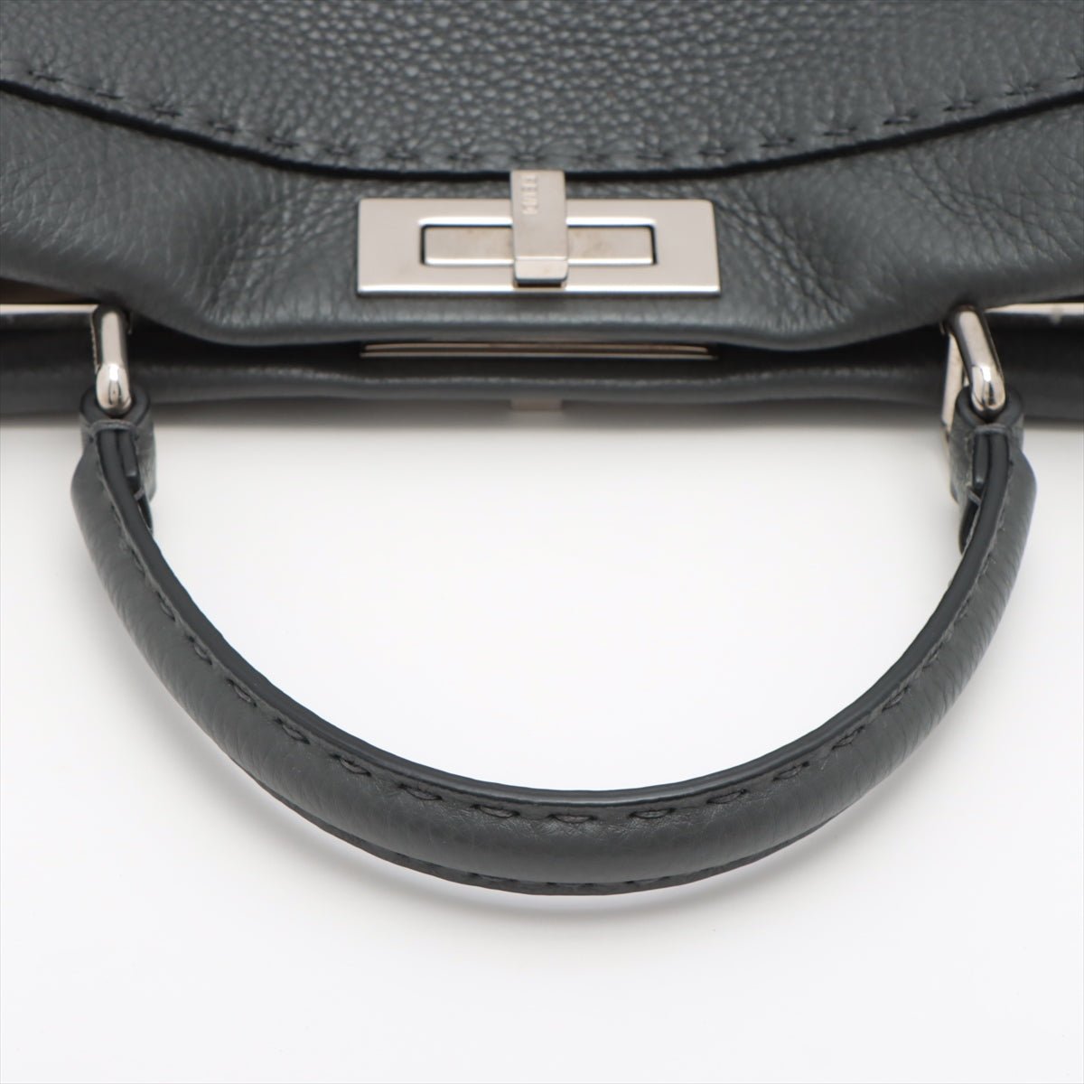 Peekaboo Regular Selleria Leather 2-way Grey