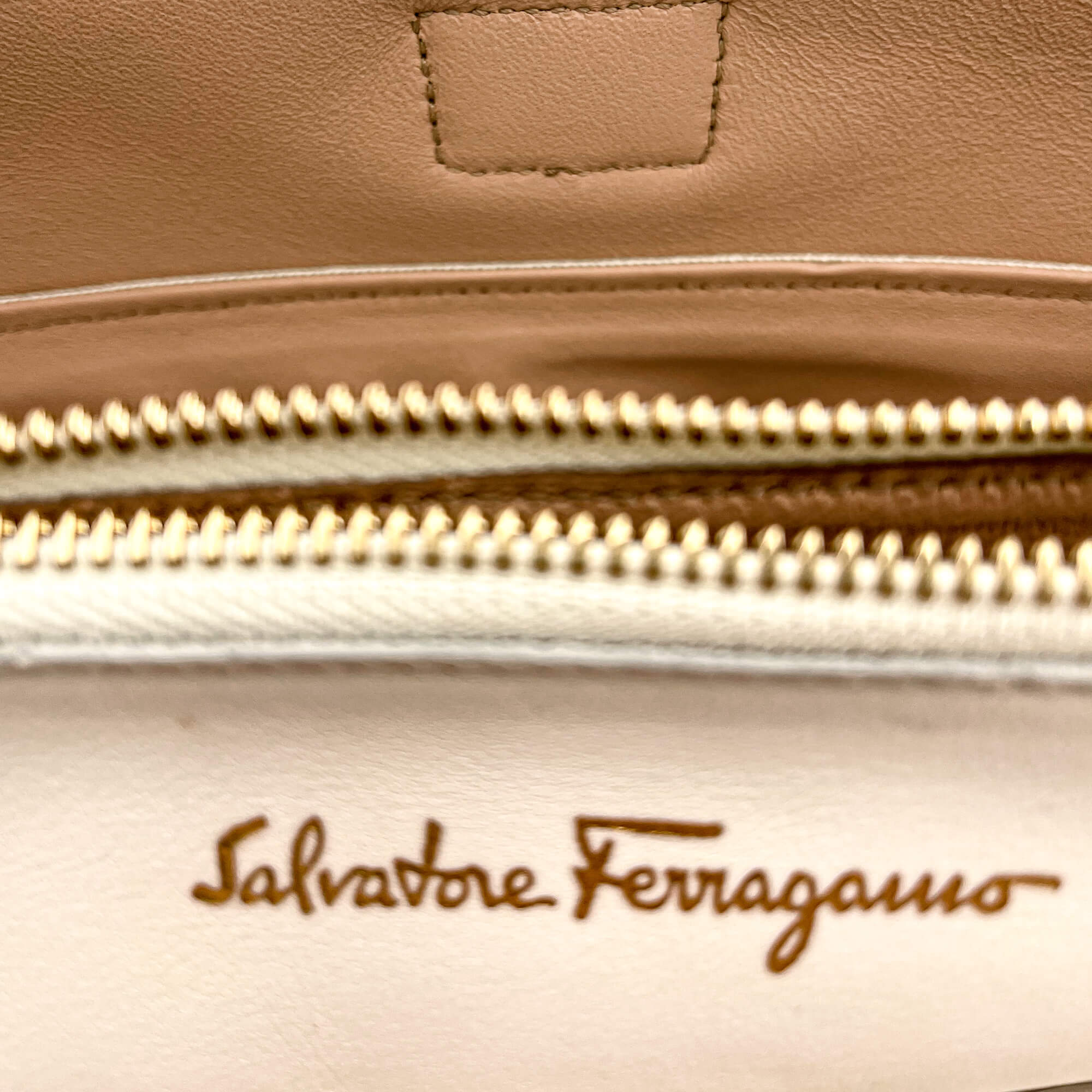 White Leather Tote