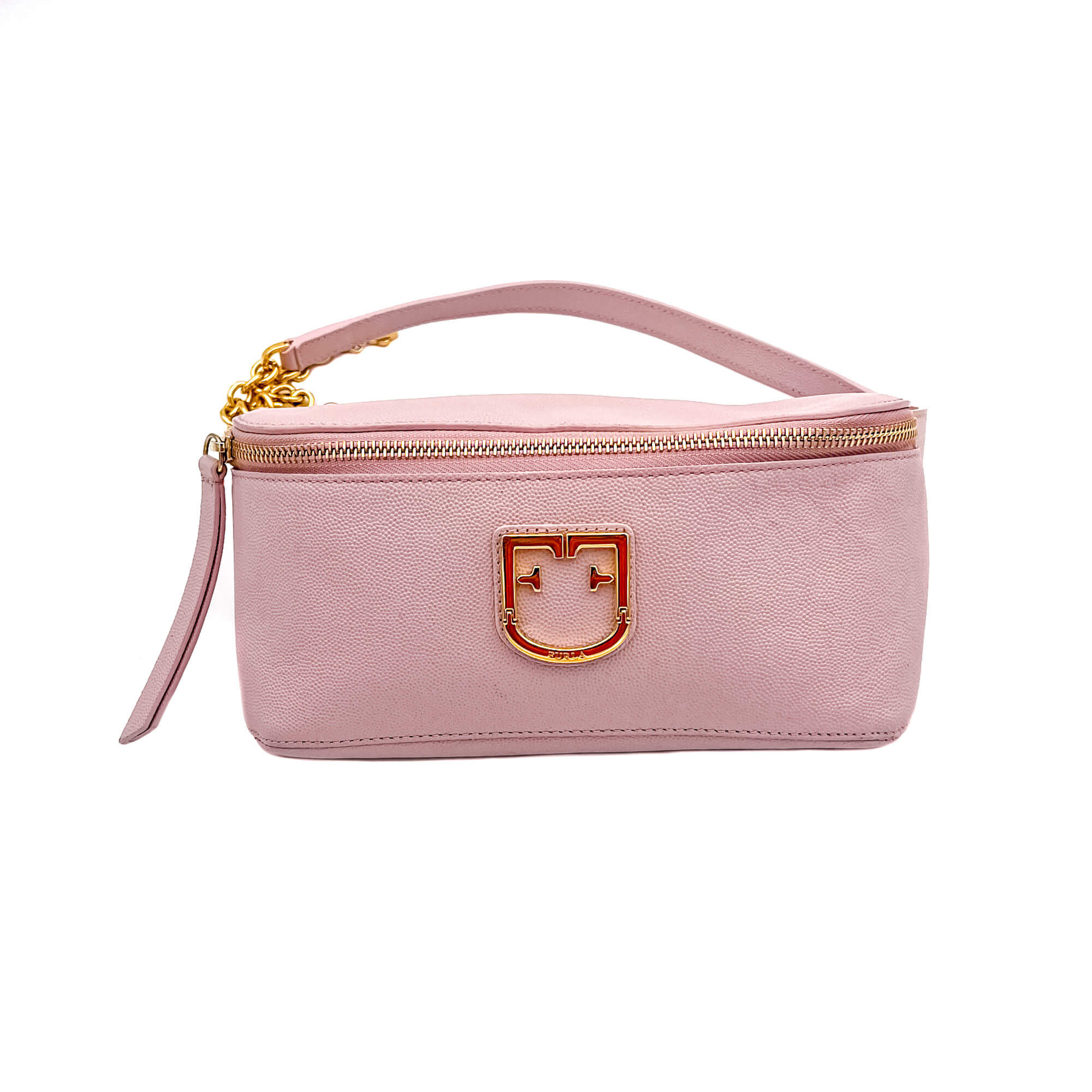 Pink Leather Belt Bag