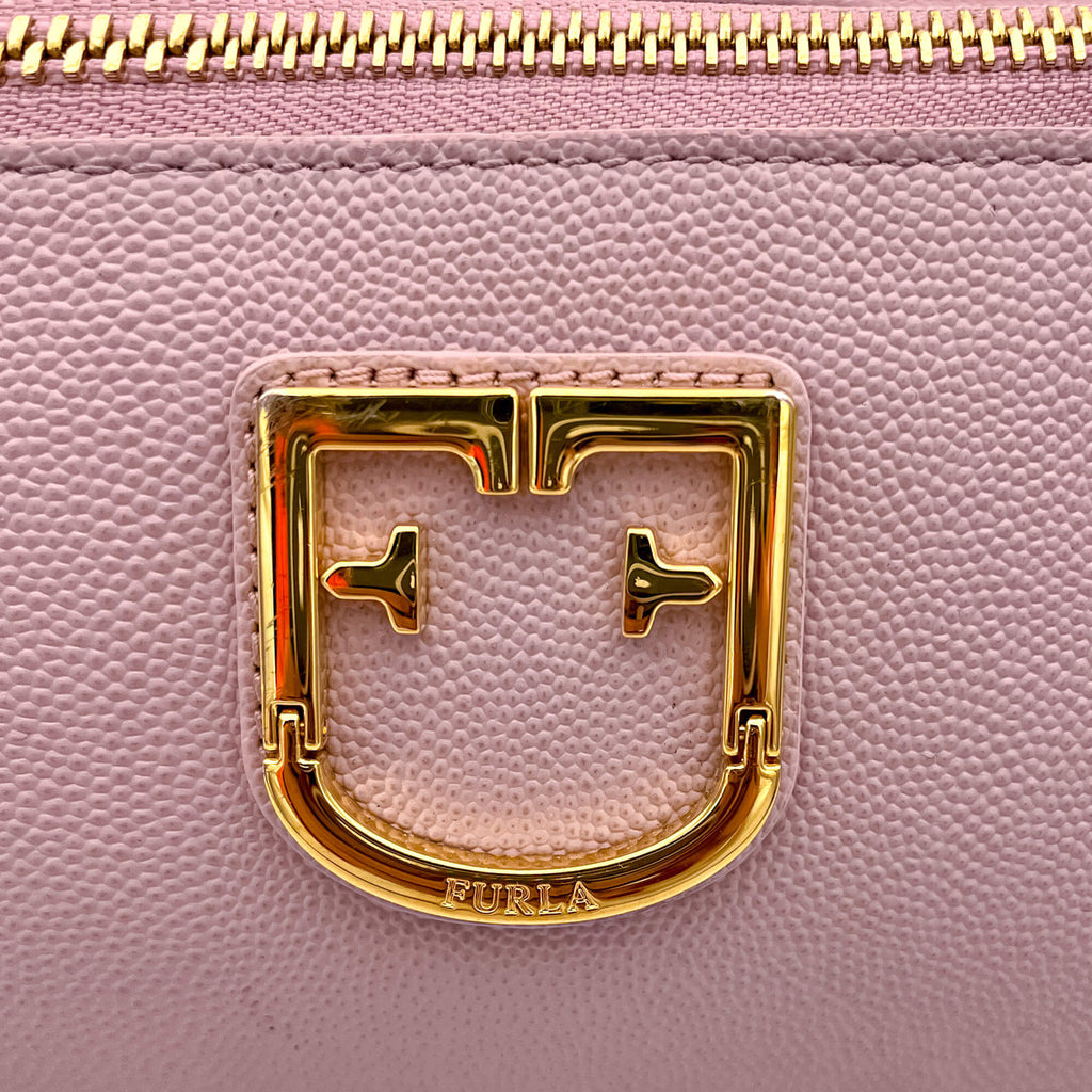 Pink Leather Belt Bag