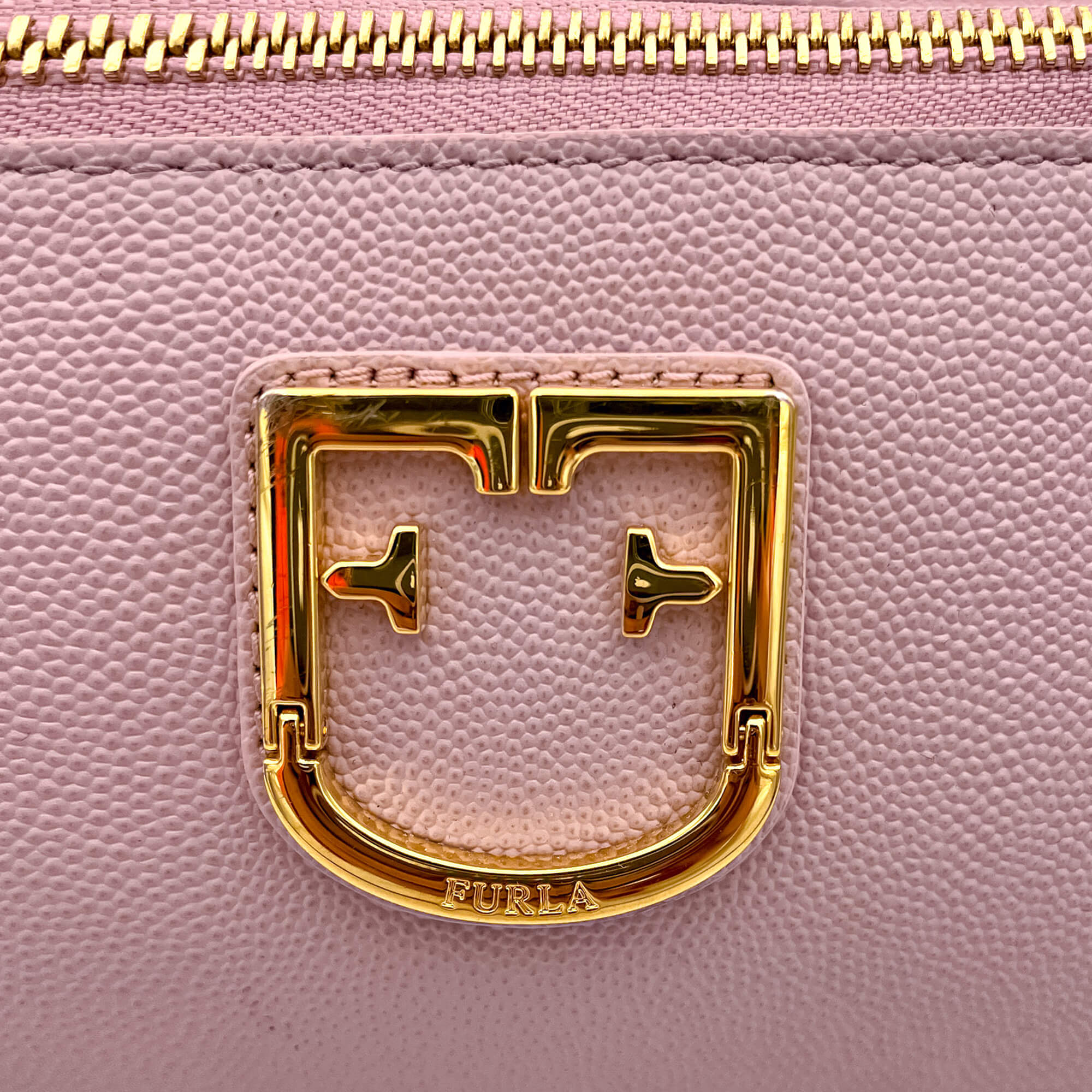 Pink Leather Belt Bag