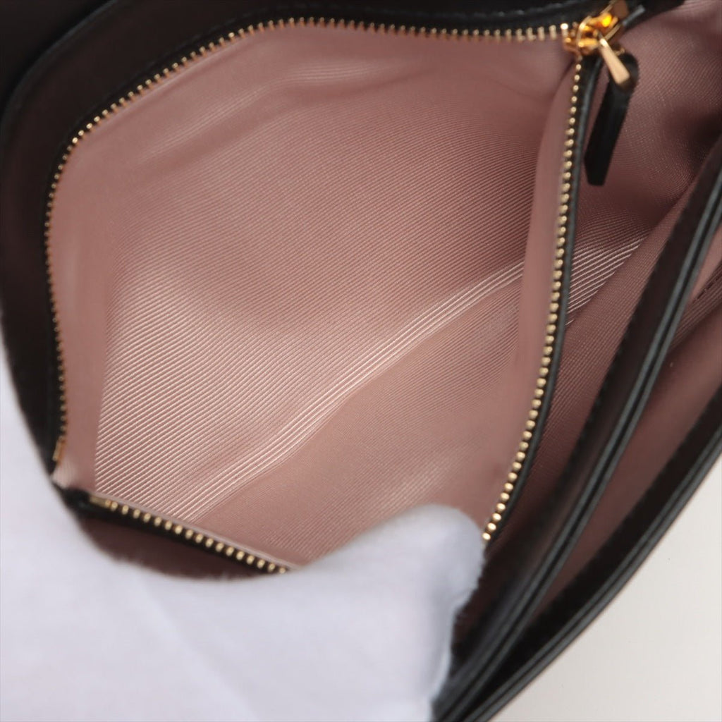 Arli Shoulder Bag Black Leather