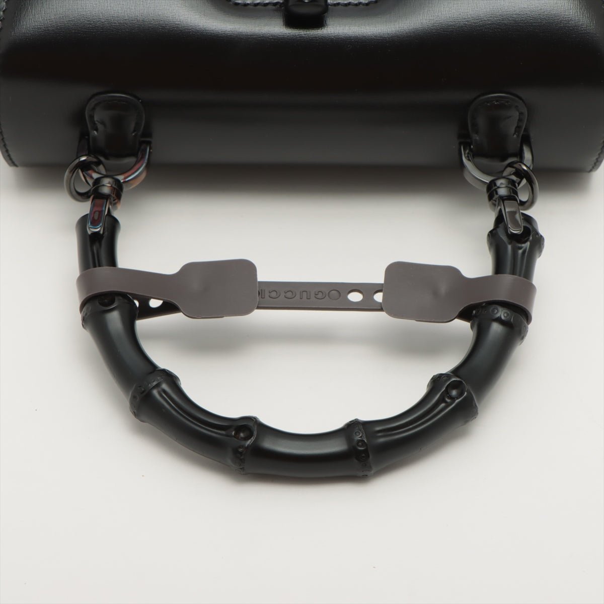 Bamboo 1947 Black Leather 2-way Handbag