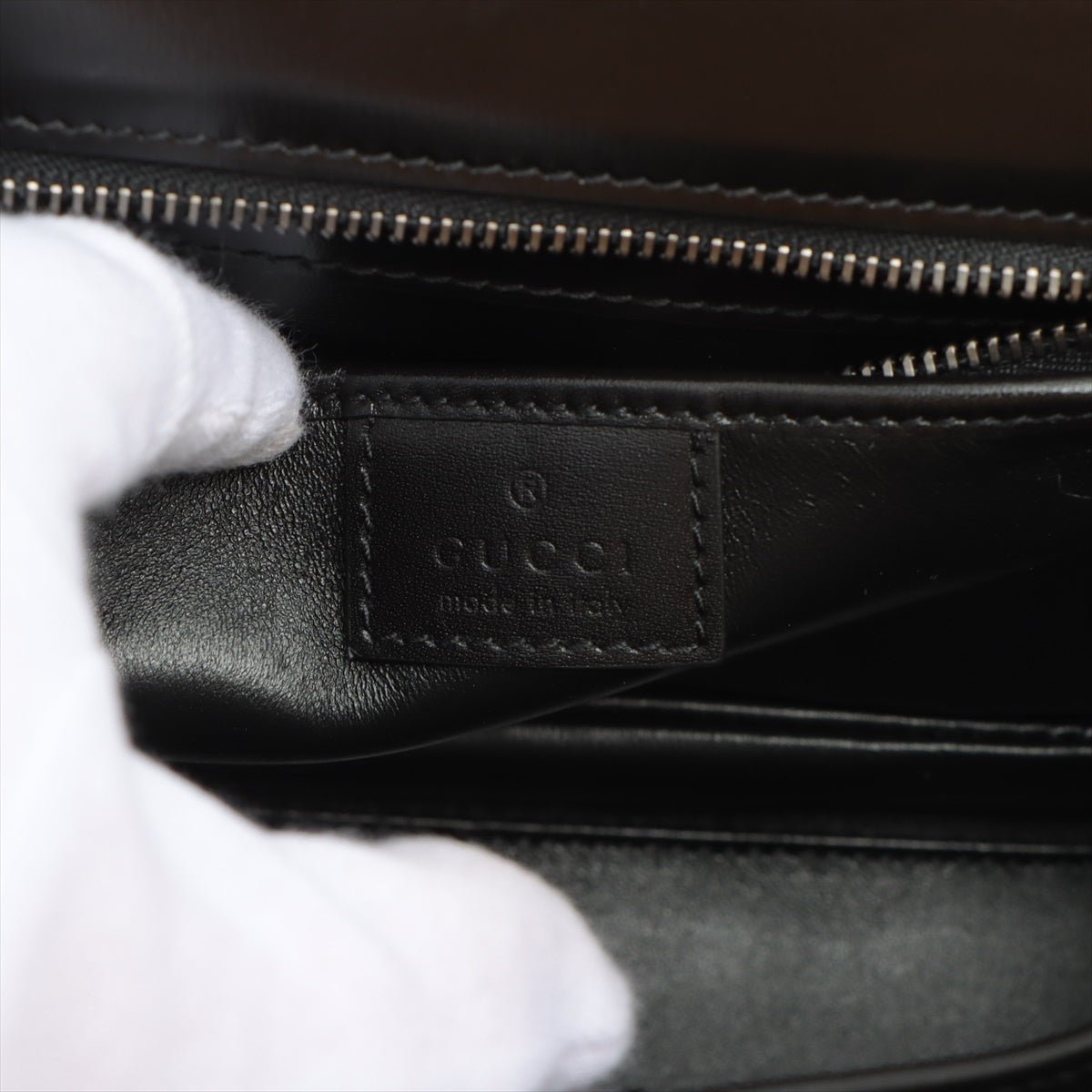 Bamboo 1947 Black Leather 2-way Handbag