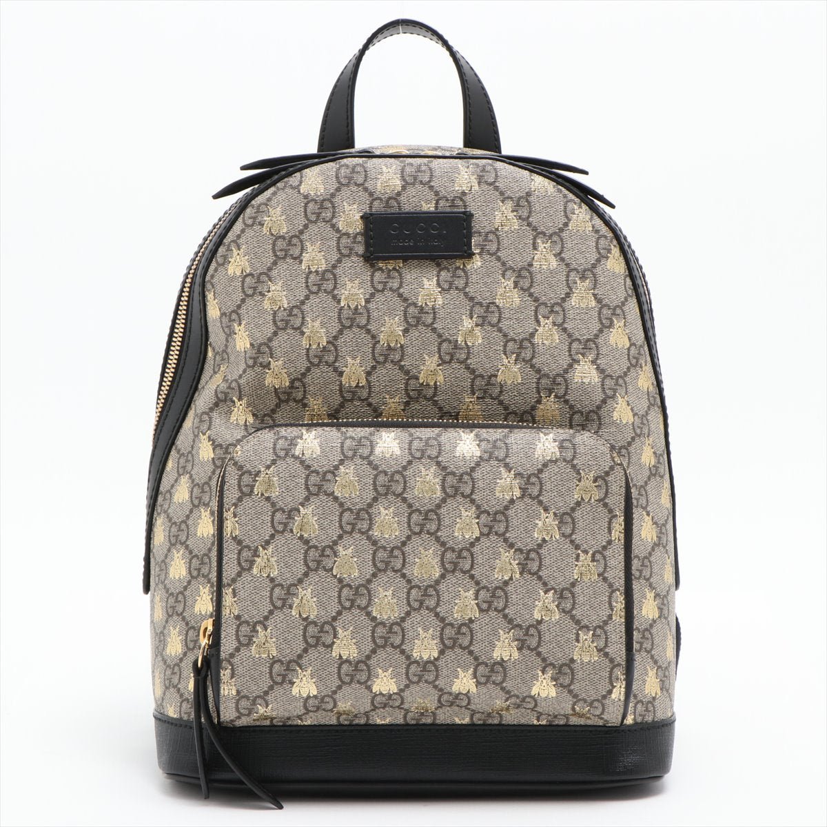 Bee GG Supreme Beige Black Backpack