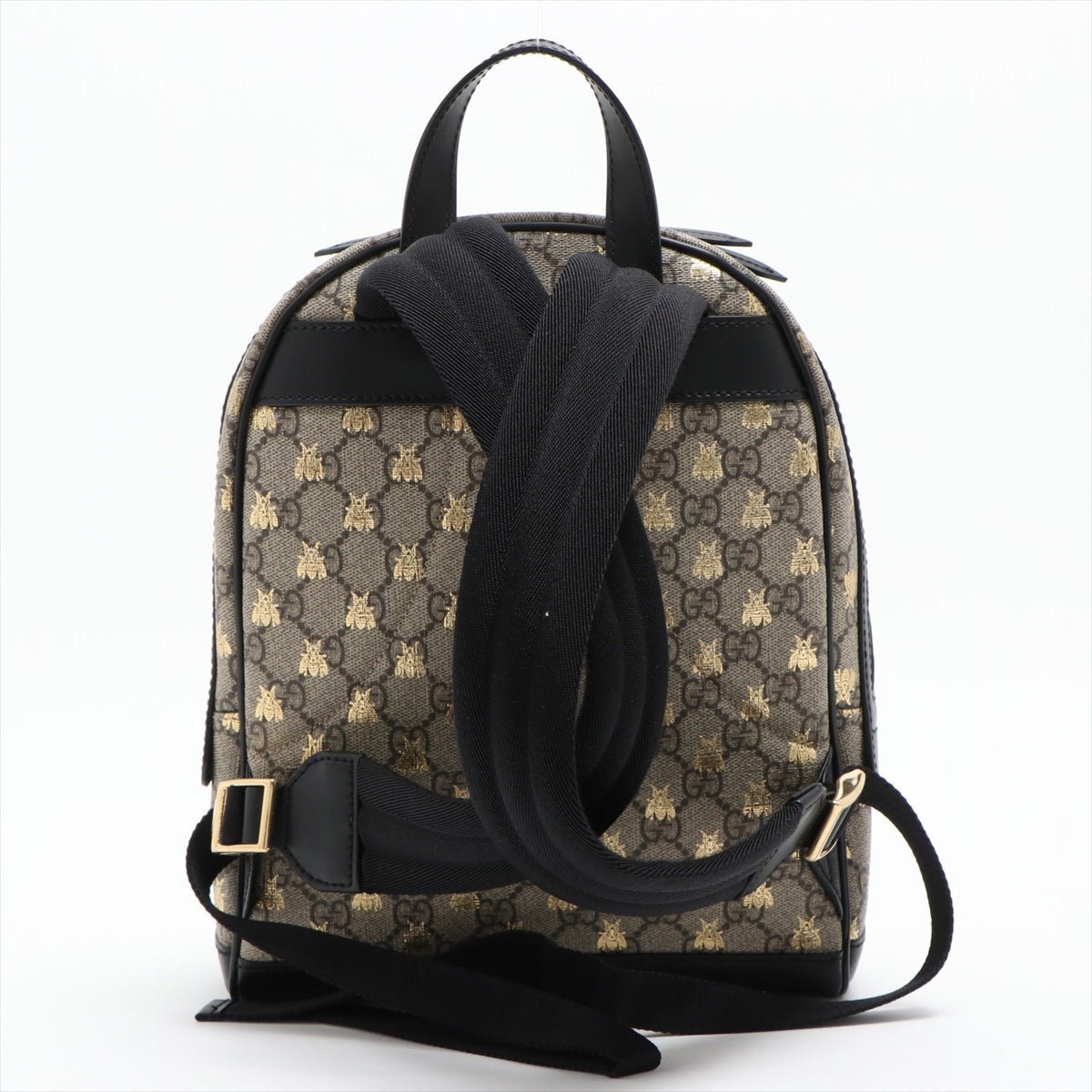 Bee GG Supreme Beige Black Backpack