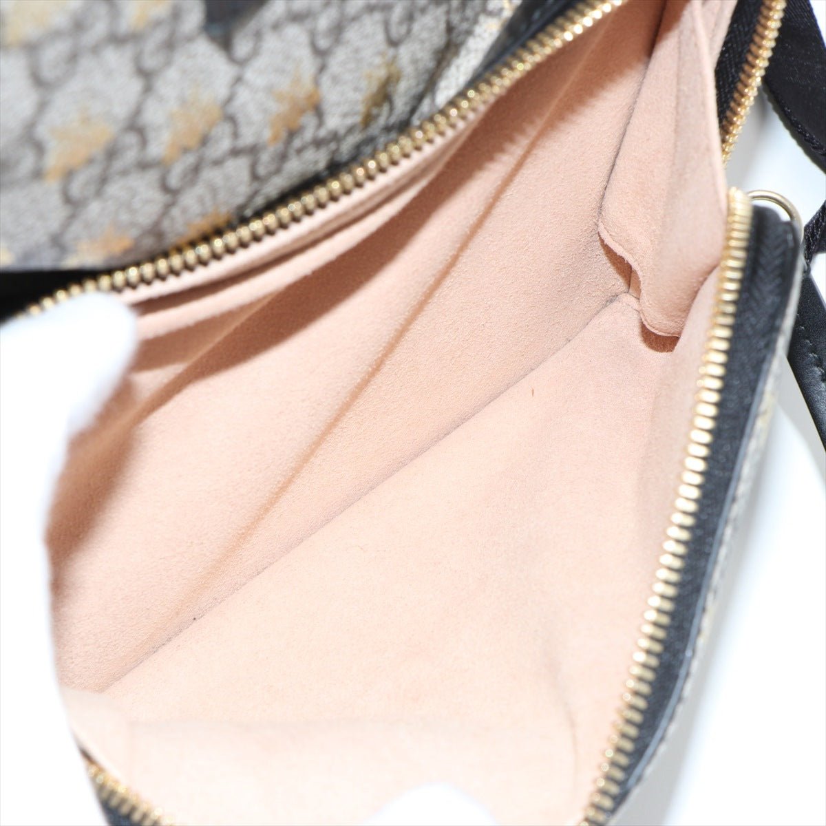 Bee GG Supreme Beige Black Backpack