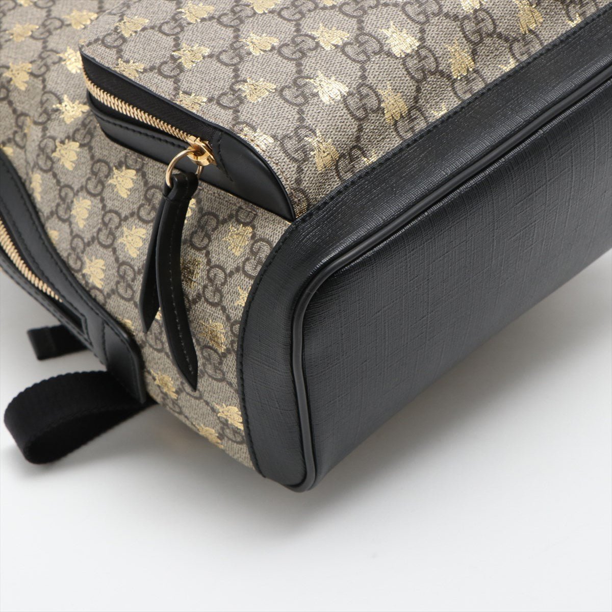 Bee GG Supreme Beige Black Backpack