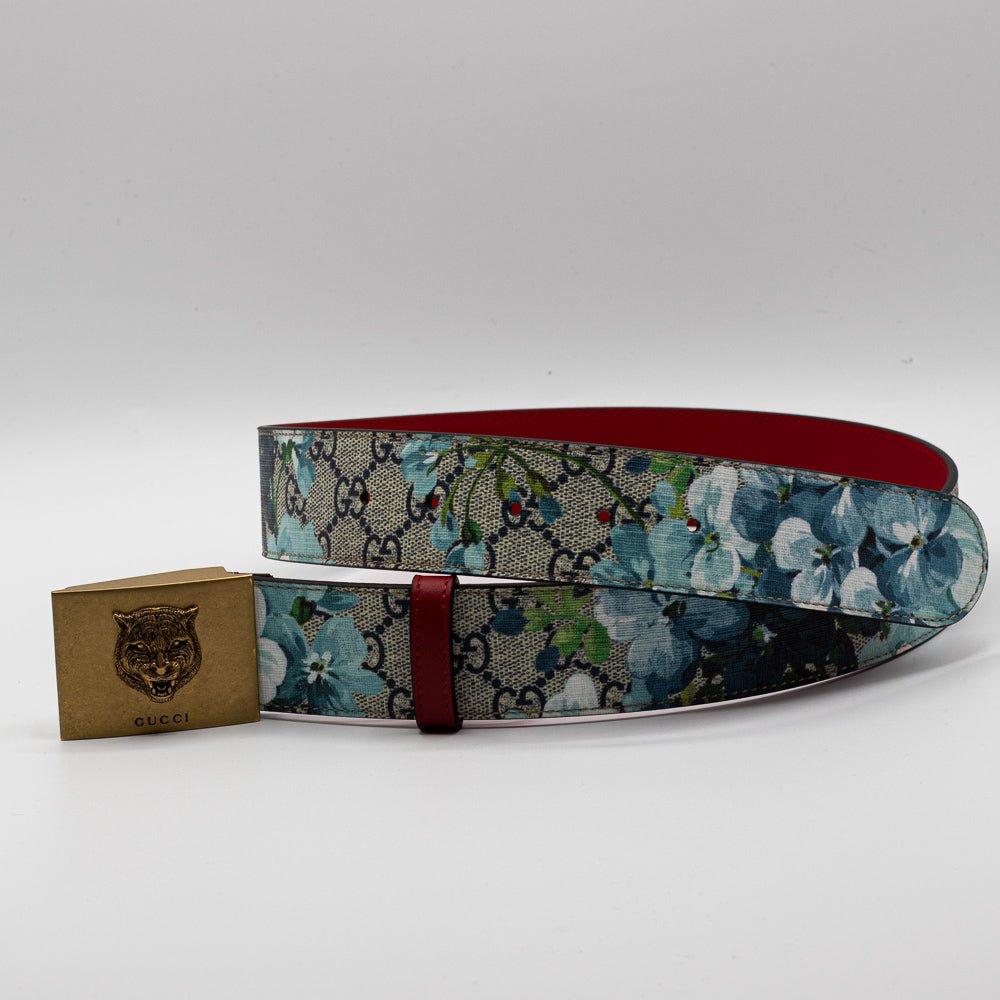 Gucci Bloom Leather Belt 546384