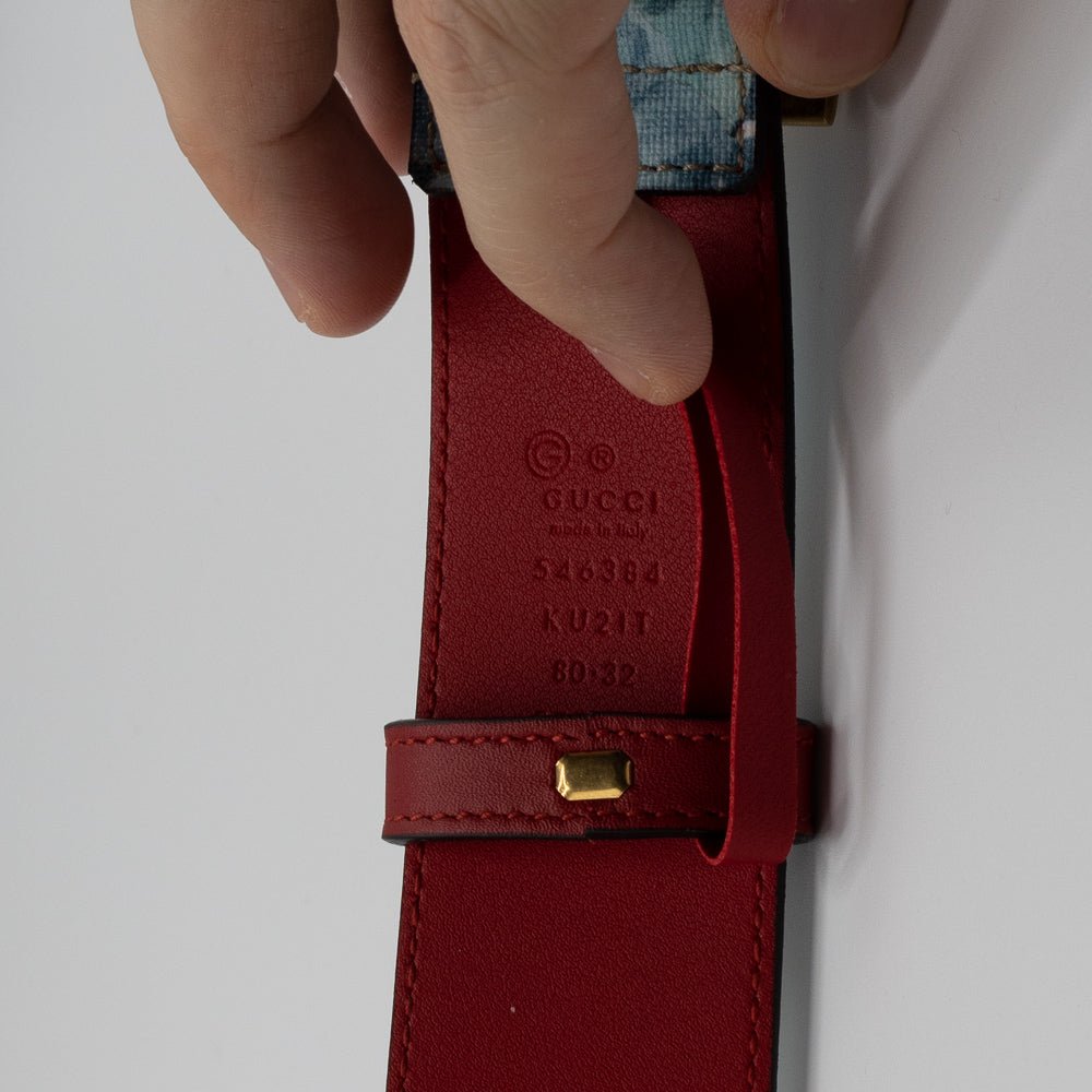 Gucci Bloom Leather Belt 546384