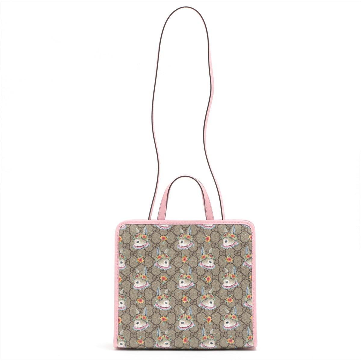 Children's GG Supreme Canvas Higuchi Yuko Pink Tote