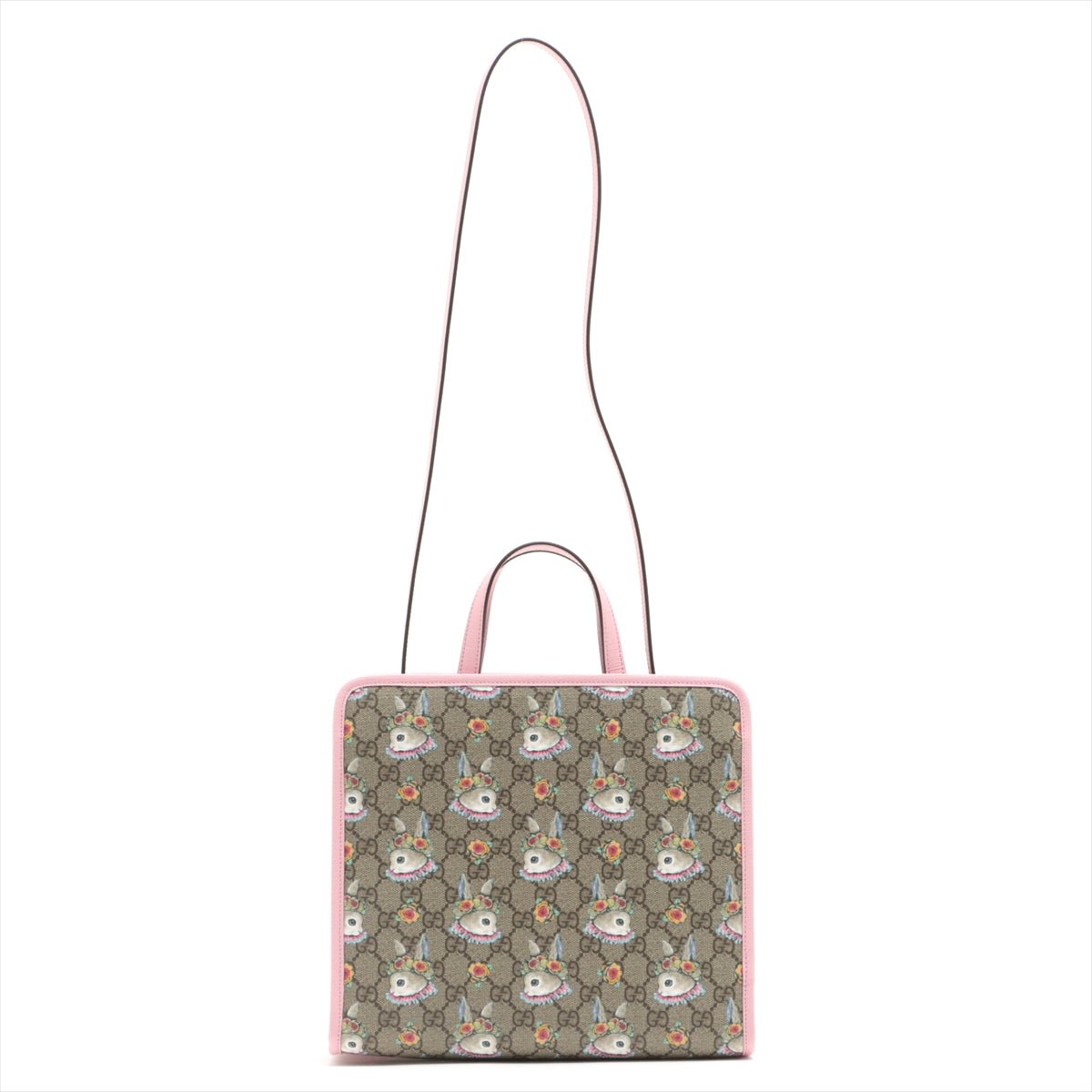 Children's GG Supreme Canvas Higuchi Yuko Pink Tote