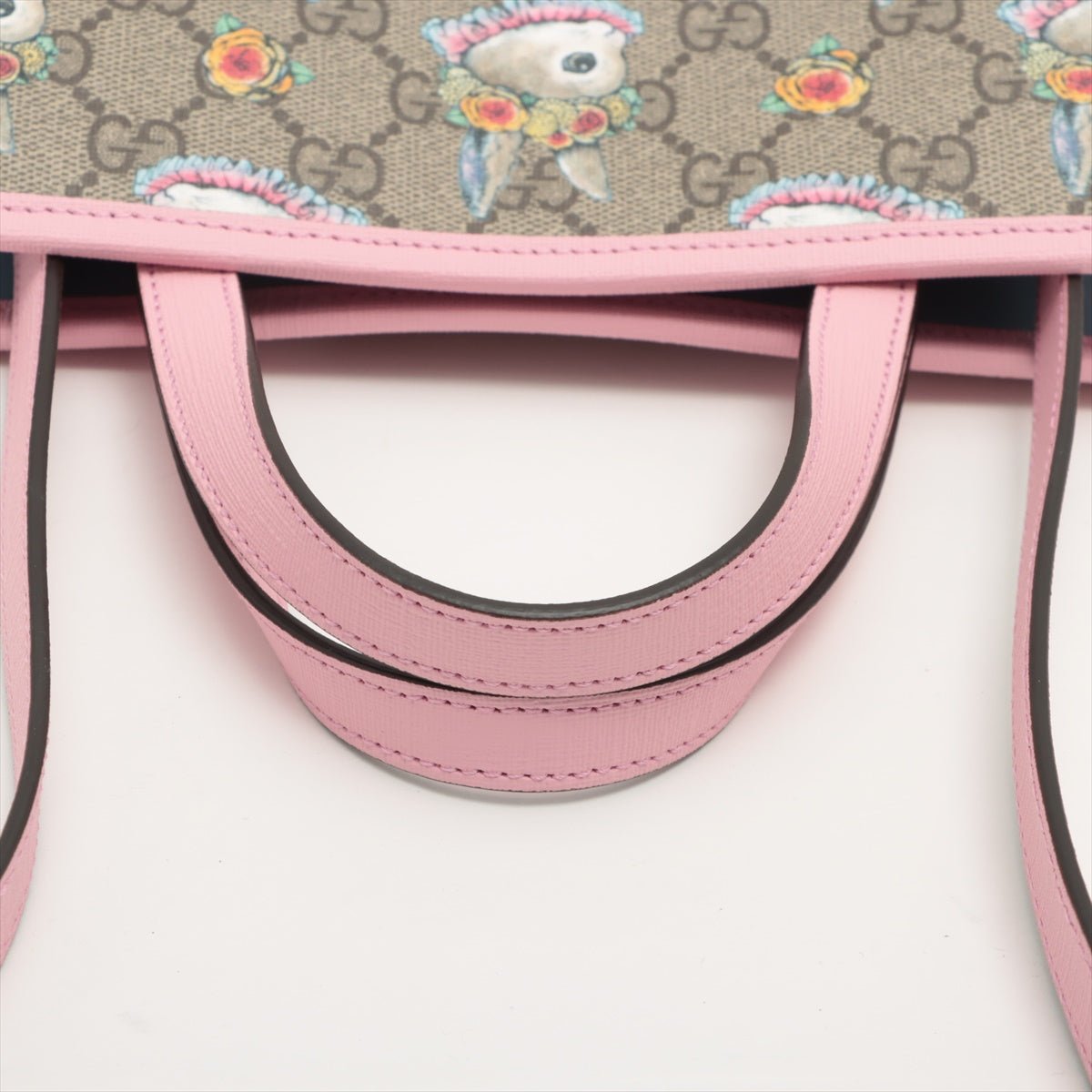 Children's GG Supreme Canvas Higuchi Yuko Pink Tote