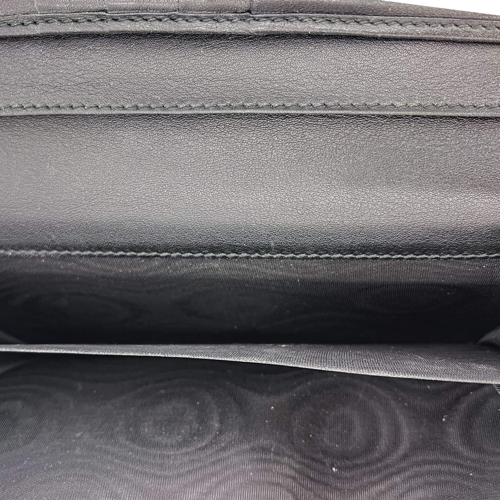 Continental Black Leather Wallet