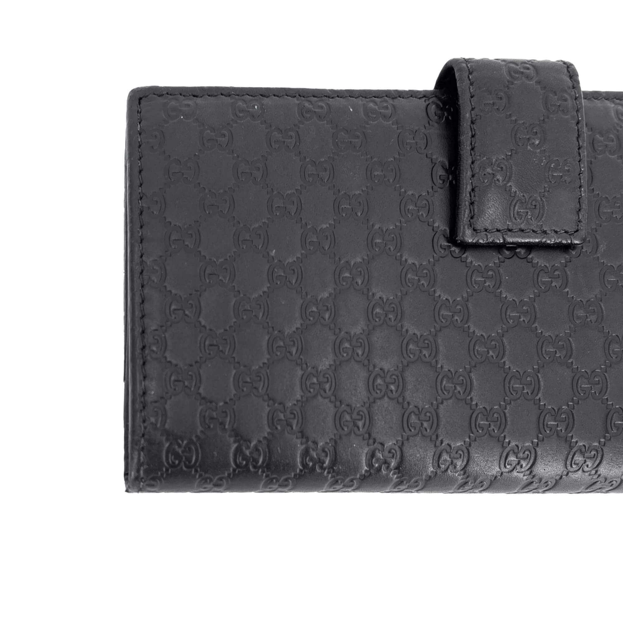 Continental Black Leather Wallet