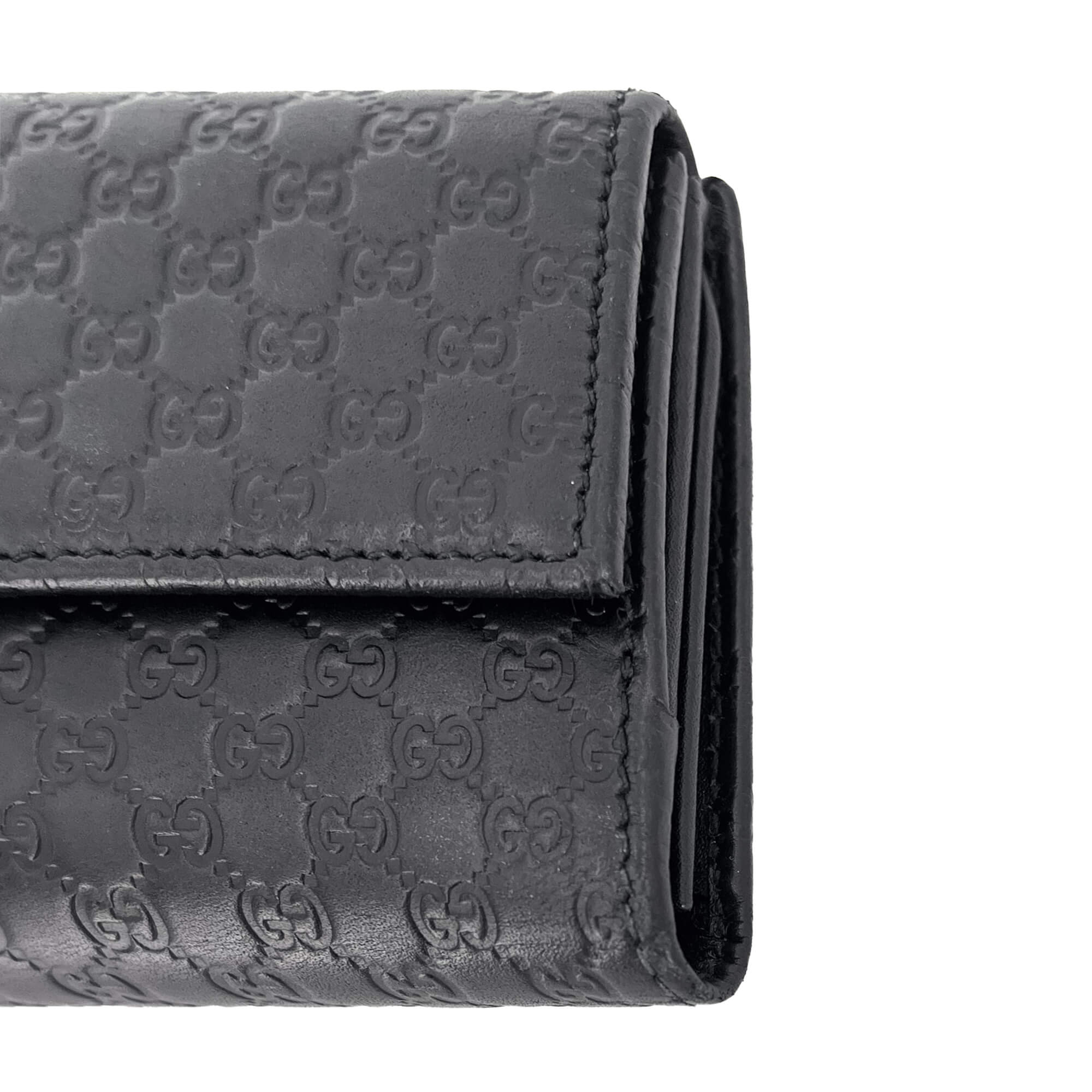 Continental Black Leather Wallet