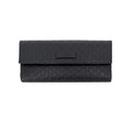 Continental Black Leather Wallet
