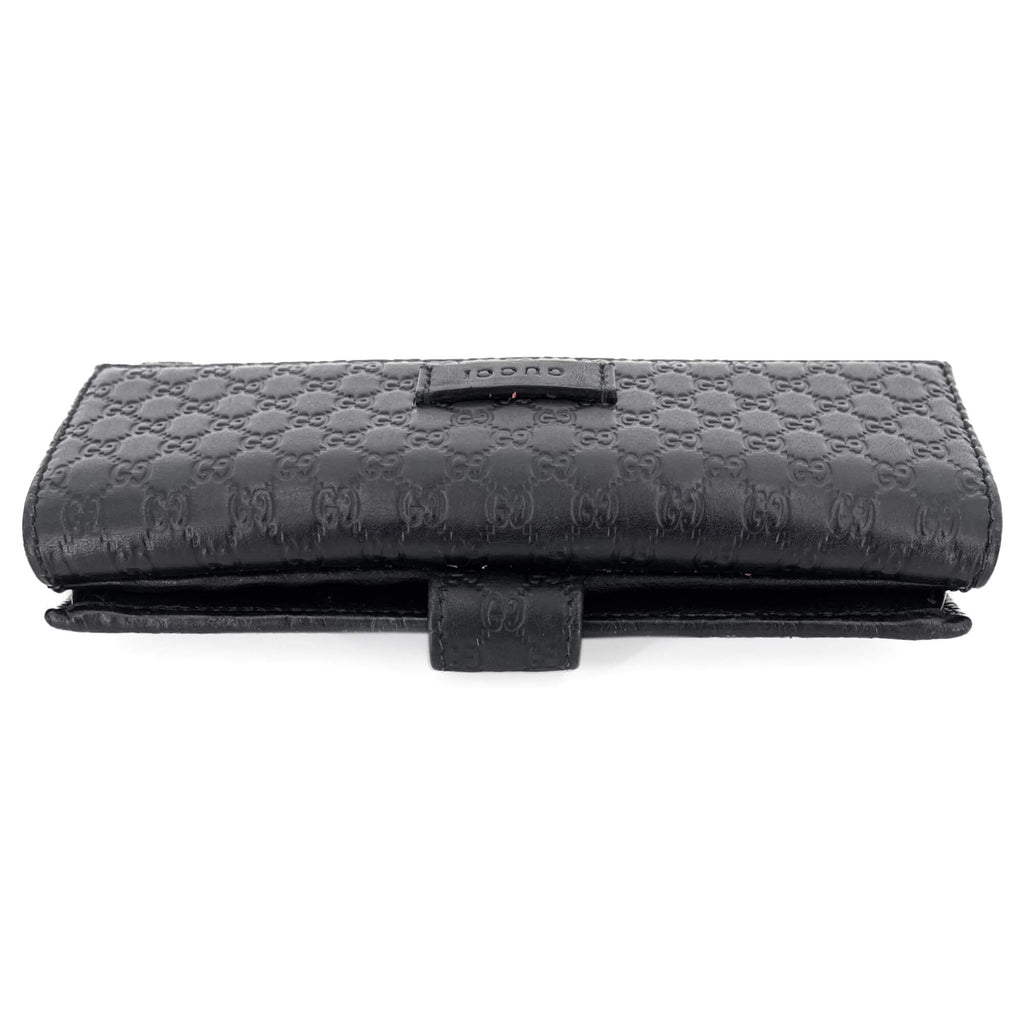 Continental Black Leather Wallet