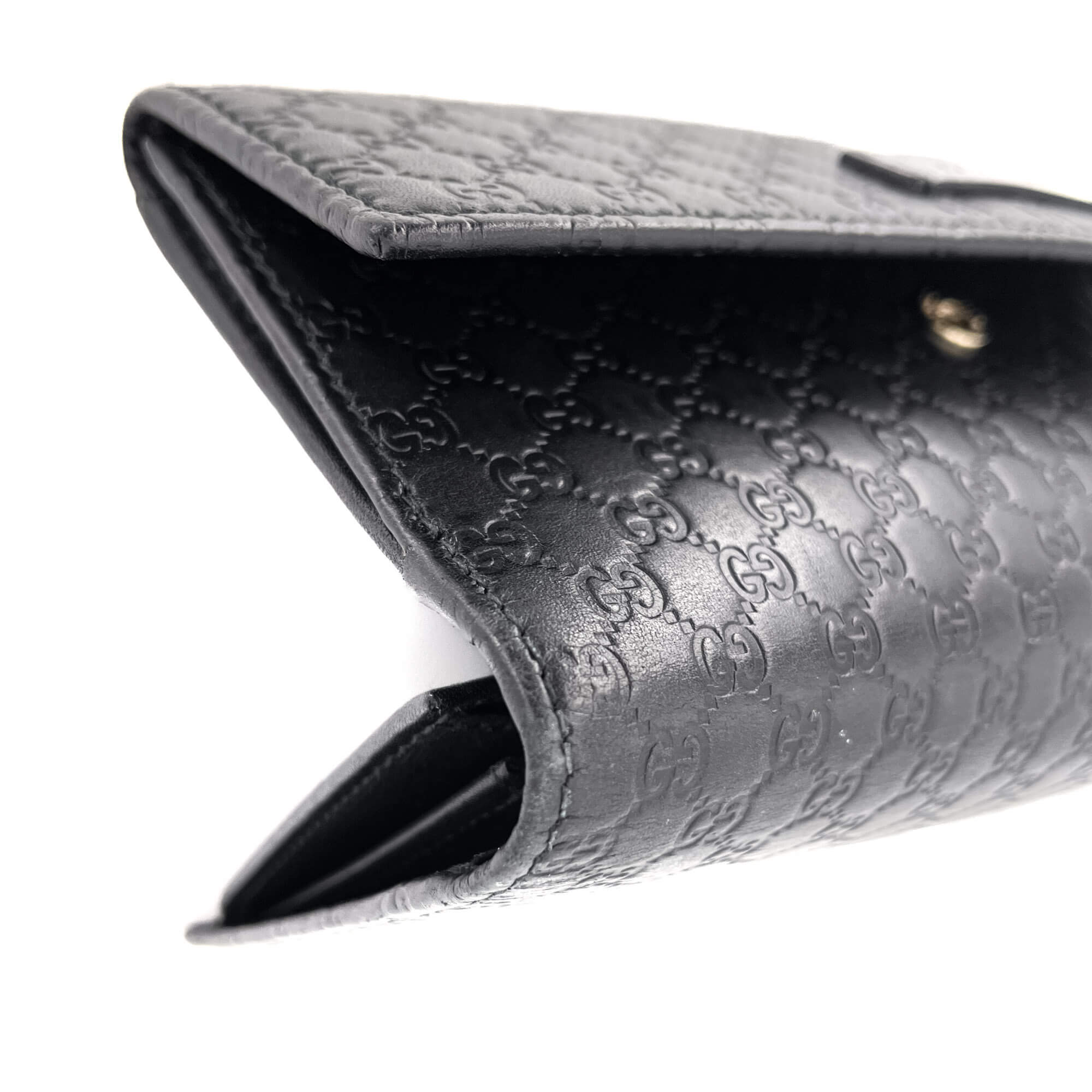 Continental Black Leather Wallet