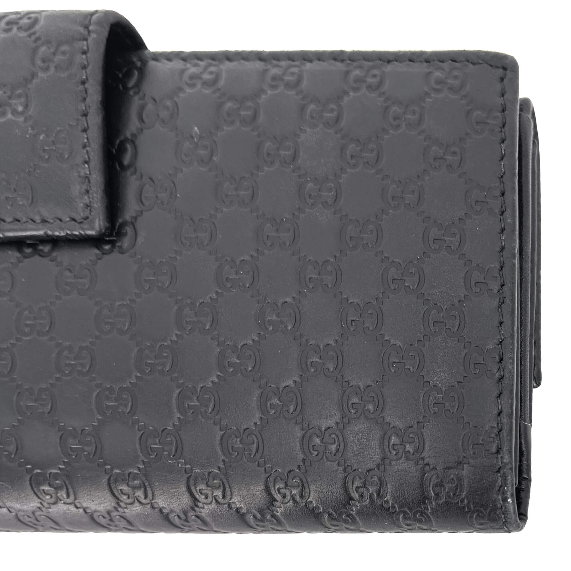 Continental Black Leather Wallet