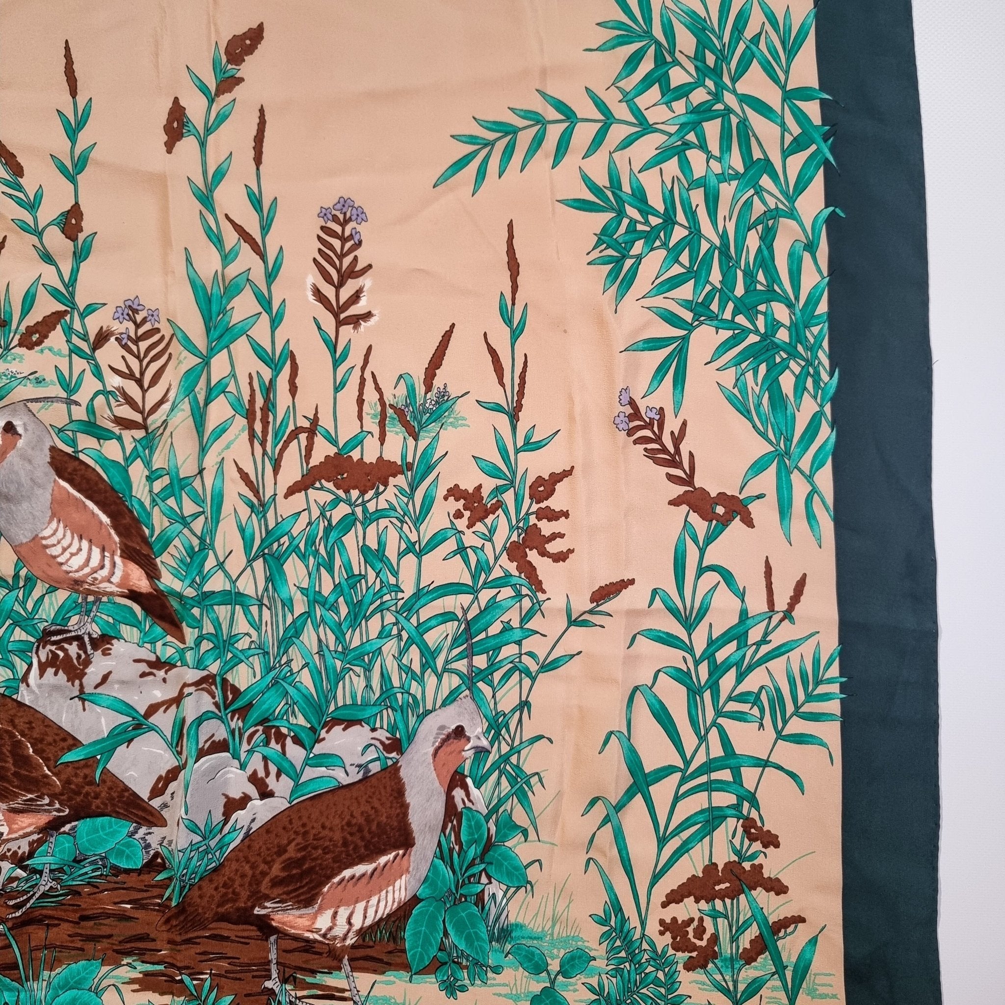 Flora Vintage Silk Foulard