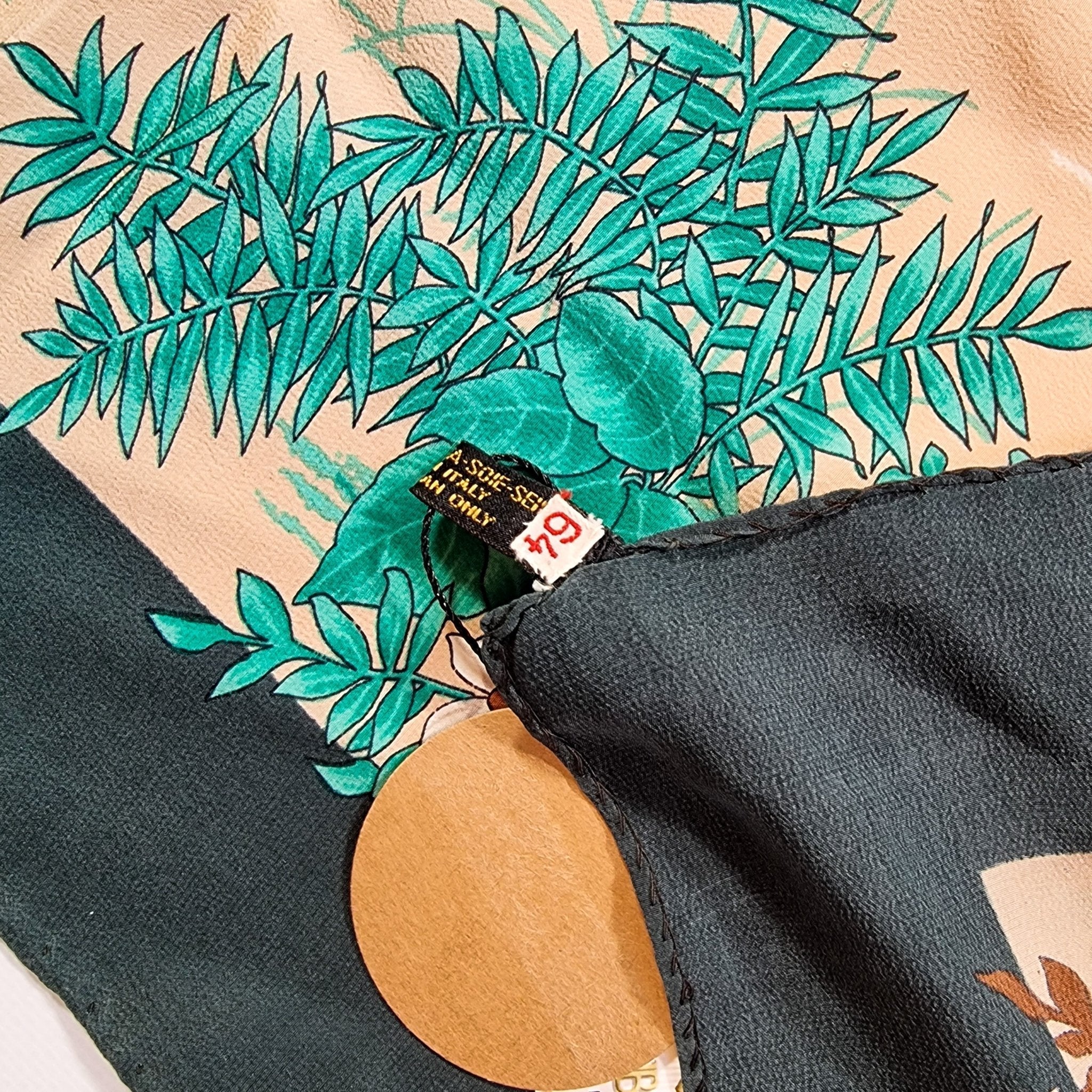 Flora Vintage Silk Foulard